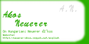 akos neuerer business card